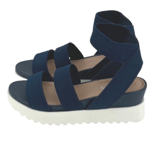 Steven | Natural Comfort Women's Kelly Sandal | Blue | Size 6 - Picture 3 of 5
